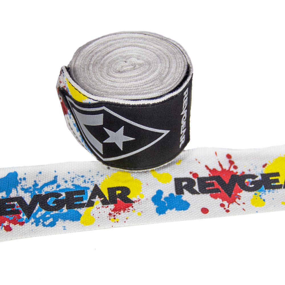 REVGEAR PRO SERIES ELASTIC HAND WRAPS | SPLATTER | 2 IN X 180 IN - Revgear Europe