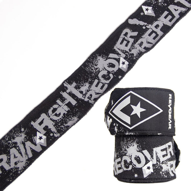 REVGEAR PRO SERIES ELASTIC HAND WRAPS | TRAIN FIGHT RECOVER REPEAT | 2"X 180" - Revgear Europe