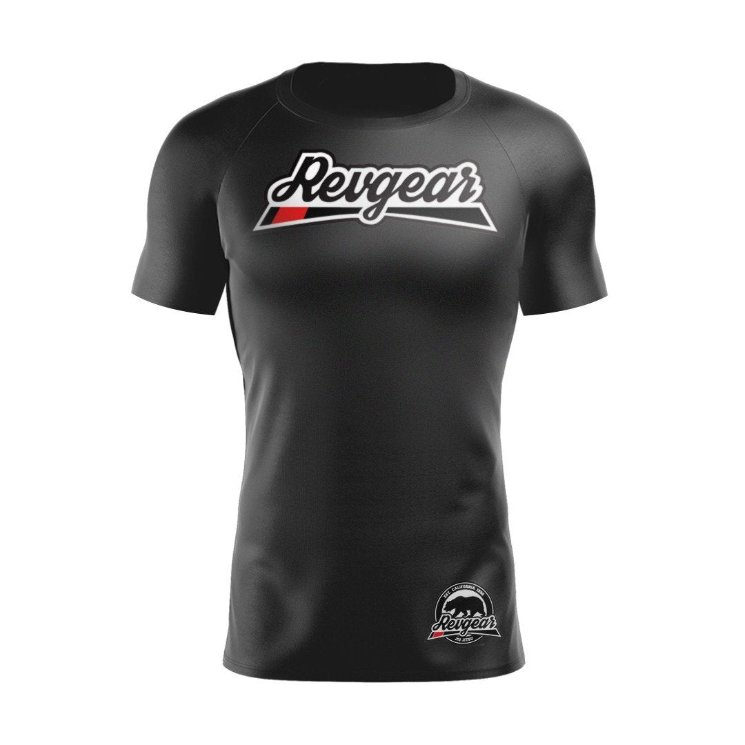 Revgear Short Sleeve Rashguard - Black - Revgear Europe