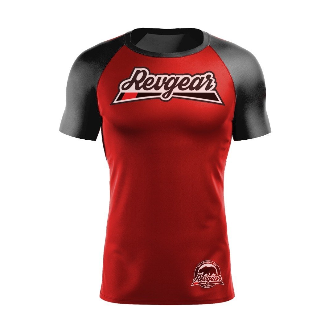 Revgear Short Sleeve Rashguard - Red - Revgear Europe