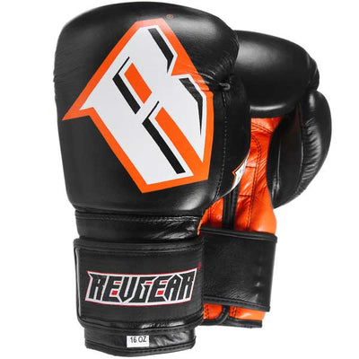 S3 Sparring Boxing Glove - Black Orange - Revgear Europe