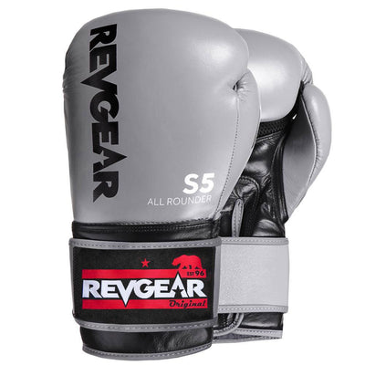S5 All Rounder Boxing Glove - Grey Black - Revgear Europe