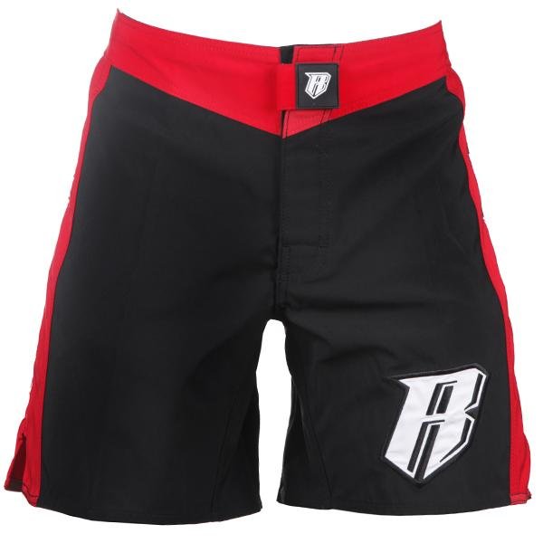 Spartan Pro Micro MMA Shorts - Black & Red - Revgear Europe