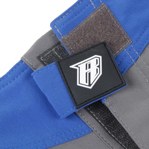 Spartan Pro Micro MMA Shorts - Grey & Blue - Revgear Europe