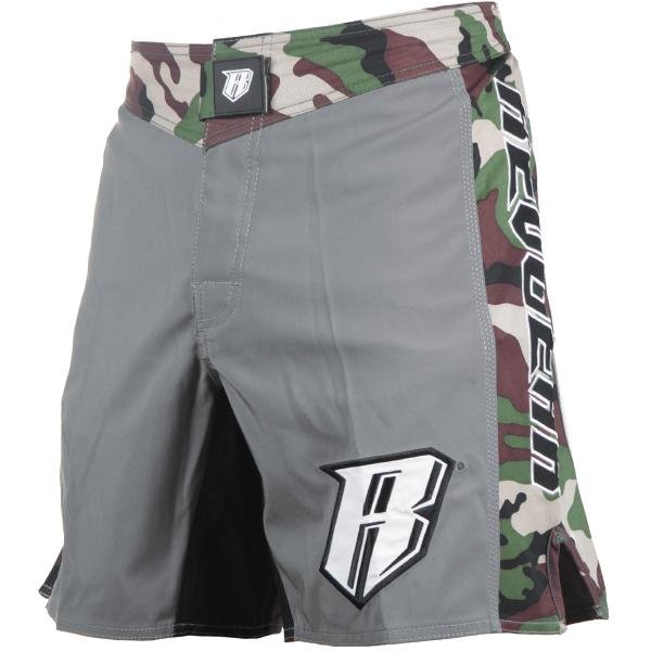 Spartan Pro Micro MMA Shorts - Grey - Camo - Revgear Europe
