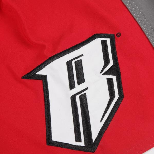 Spartan Pro Micro MMA Shorts - Red & Grey - Revgear Europe
