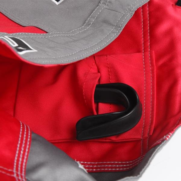 Spartan Pro Micro MMA Shorts - Red & Grey - Revgear Europe