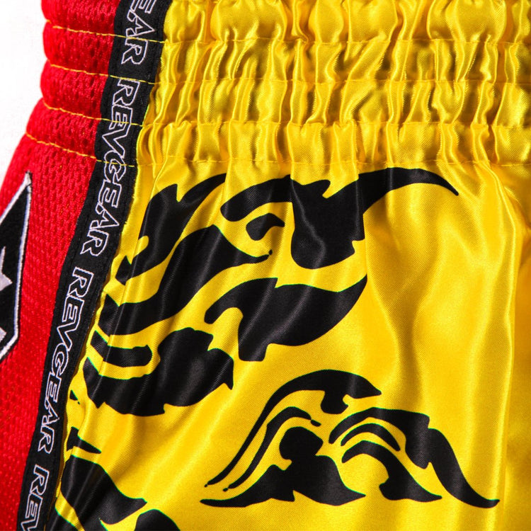 Spirit Yellow/Red Thai Shorts - Revgear Europe