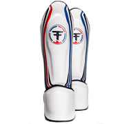 Thai Fighter Shin Guards - White - Revgear Europe