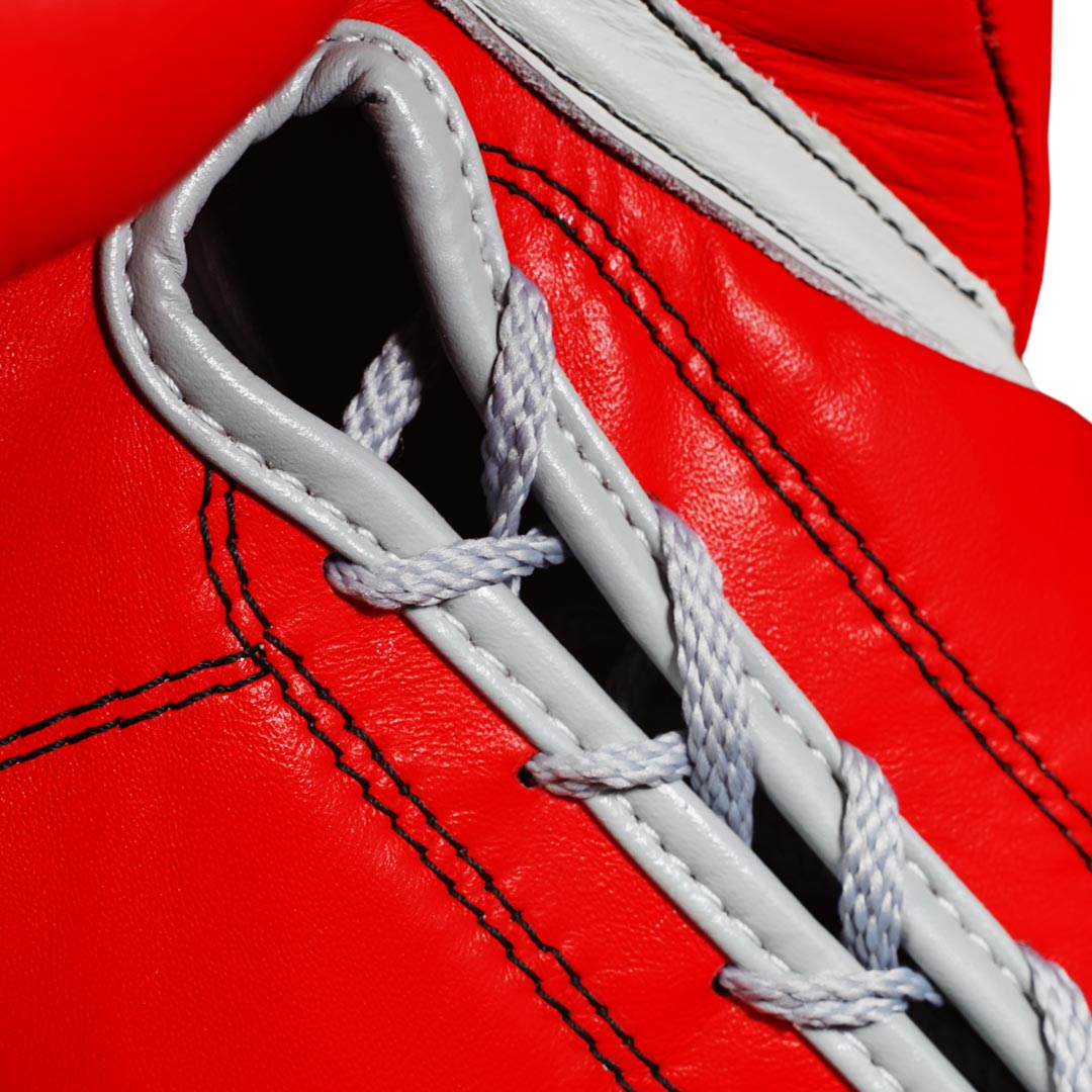 The Revgear F1 Competitor - Professional Boxing Fight Gloves - Red/White - Revgear Europe