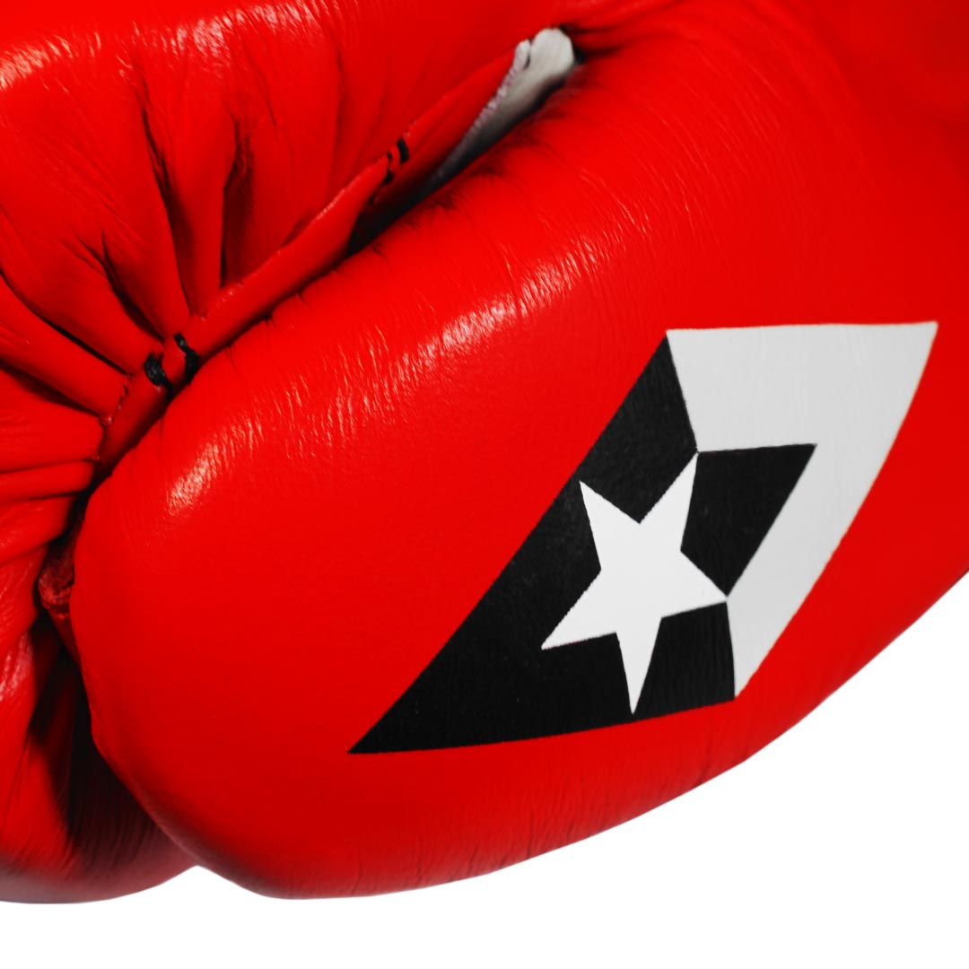 The Revgear F1 Competitor - Professional Boxing Fight Gloves - Red/White - Revgear Europe