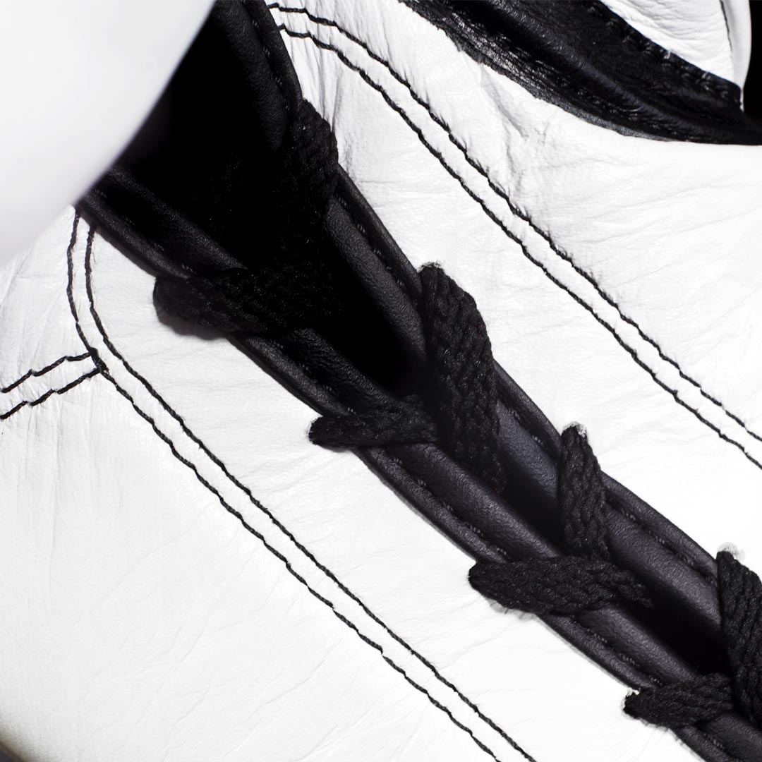 The Revgear F1 Competitor - Professional Boxing Fight Gloves - White/Black - Revgear Europe