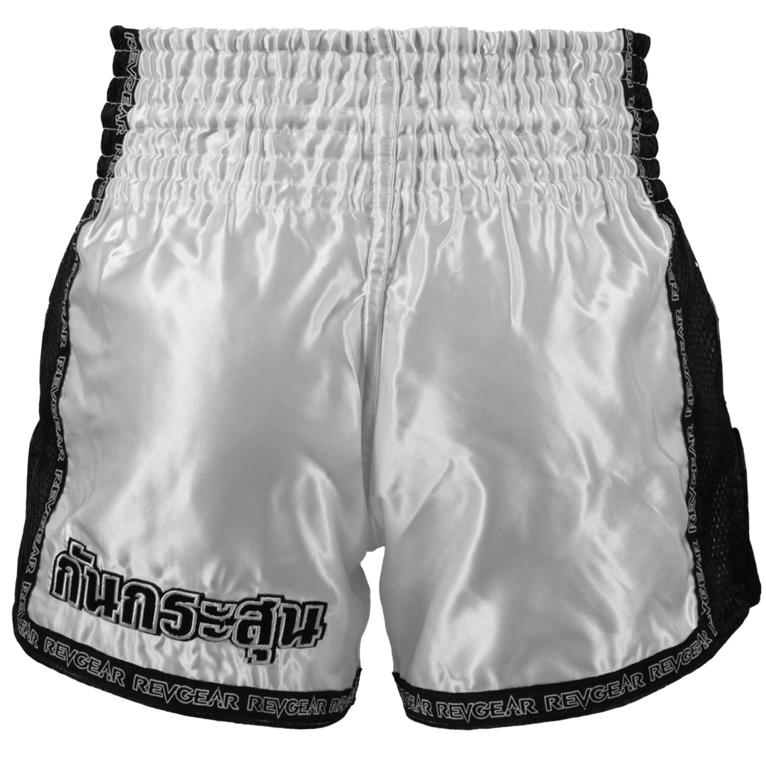 Valhalla White Thai Shorts - Revgear Europe