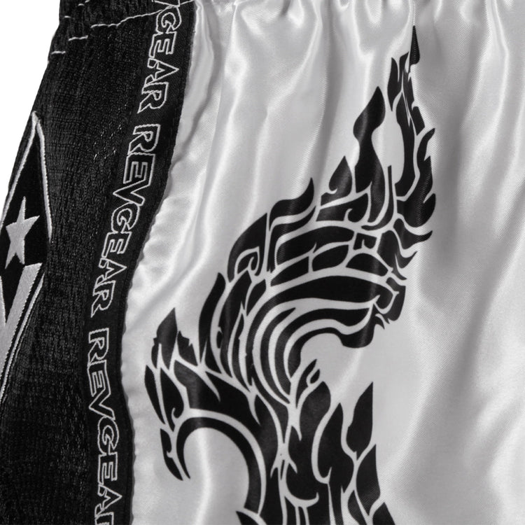 Valhalla White Thai Shorts - Revgear Europe