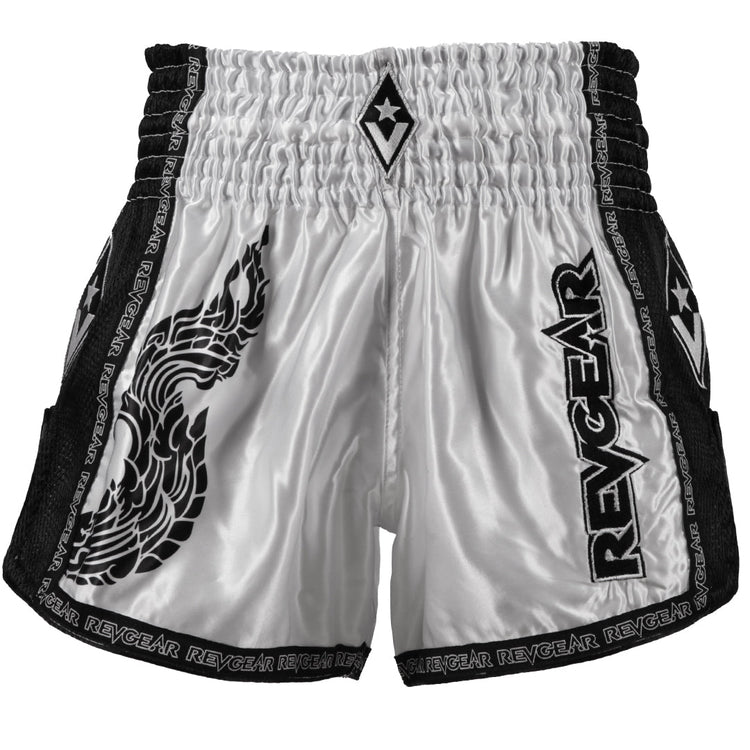 Valhalla White Thai Shorts - Revgear Europe