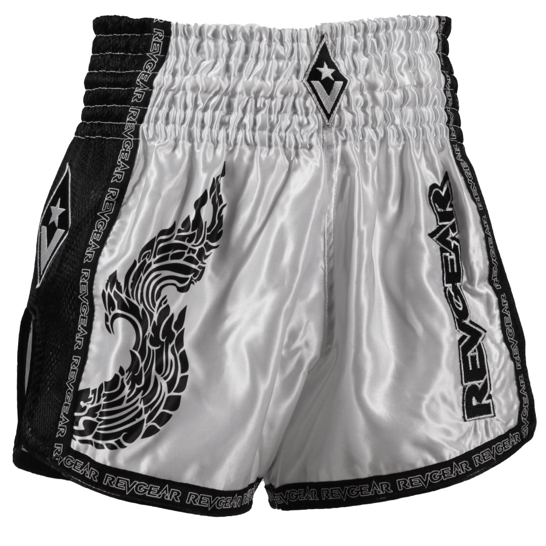 Valhalla White Thai Shorts - Revgear Europe